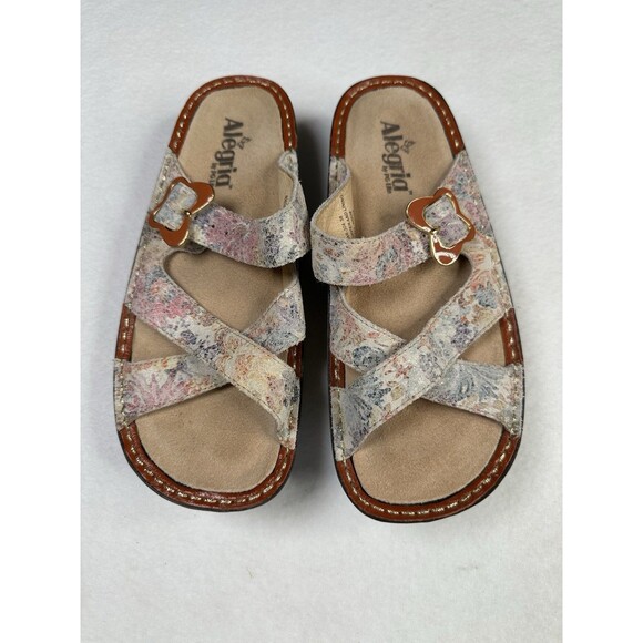 Alegria Barcelona Pastel Slip On Sandals in Size 38 or 7.5 US - Picture 1 of 11